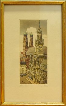 München/Blick auf Frauenkirche